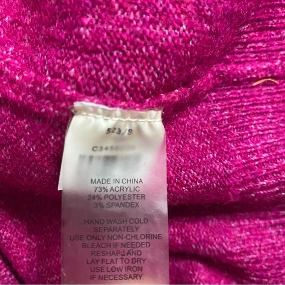 Vince Camuto Pink Soft Mock Neck Pullover Sweater - Picture 6 of 6